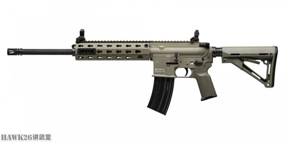 hk416民用版再出新型号黑克勒科赫公司推出fde色限量版步枪