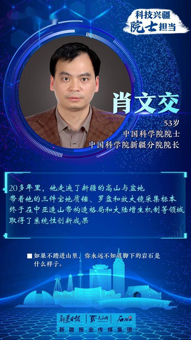 海报丨科技兴疆 院士担当