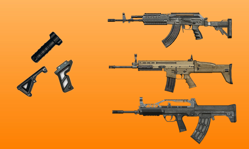 和平精英:各类枪械的核心配件,安装后判若两样