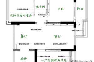 88㎡新房,下沉式玄关配巨型收纳柜,巧用玻璃隔断门,美观又实用
