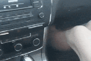 搞笑gif:终于走向人生巅峰,我的副驾驶座也有又白又长的大腿了