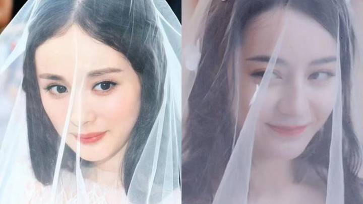 迪丽热巴晒出大婚纱照,是为了给粉丝打预防针吗?