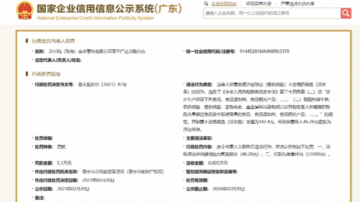 沃尔玛门店称微量超标影响不大,你觉得合理吗?
