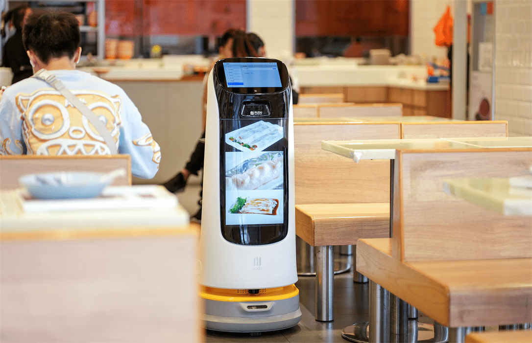 普渡科技配送机器人 普渡科技迎宾机器人 普渡科技送餐机器人 普渡
