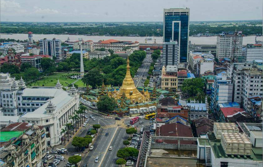 缅甸最大城市仰光(图片来自网络)