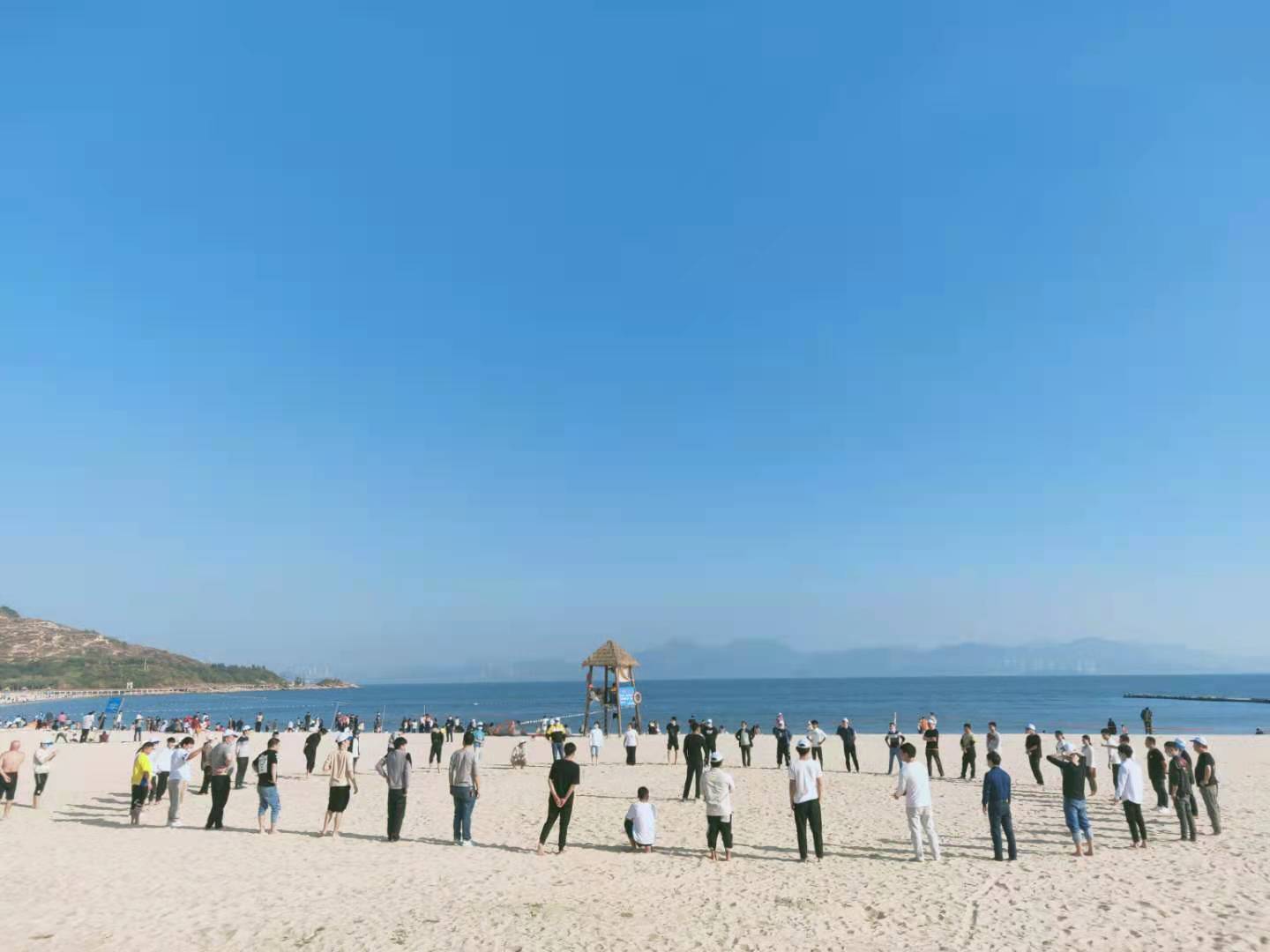 惠州员工团建最好的选择地 霞涌黄金海岸免费的海滩