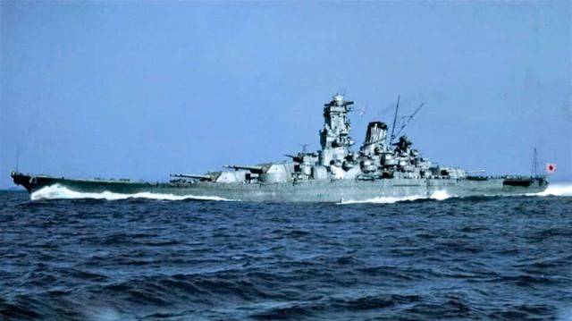 历史老照片:二战时期的日本战舰