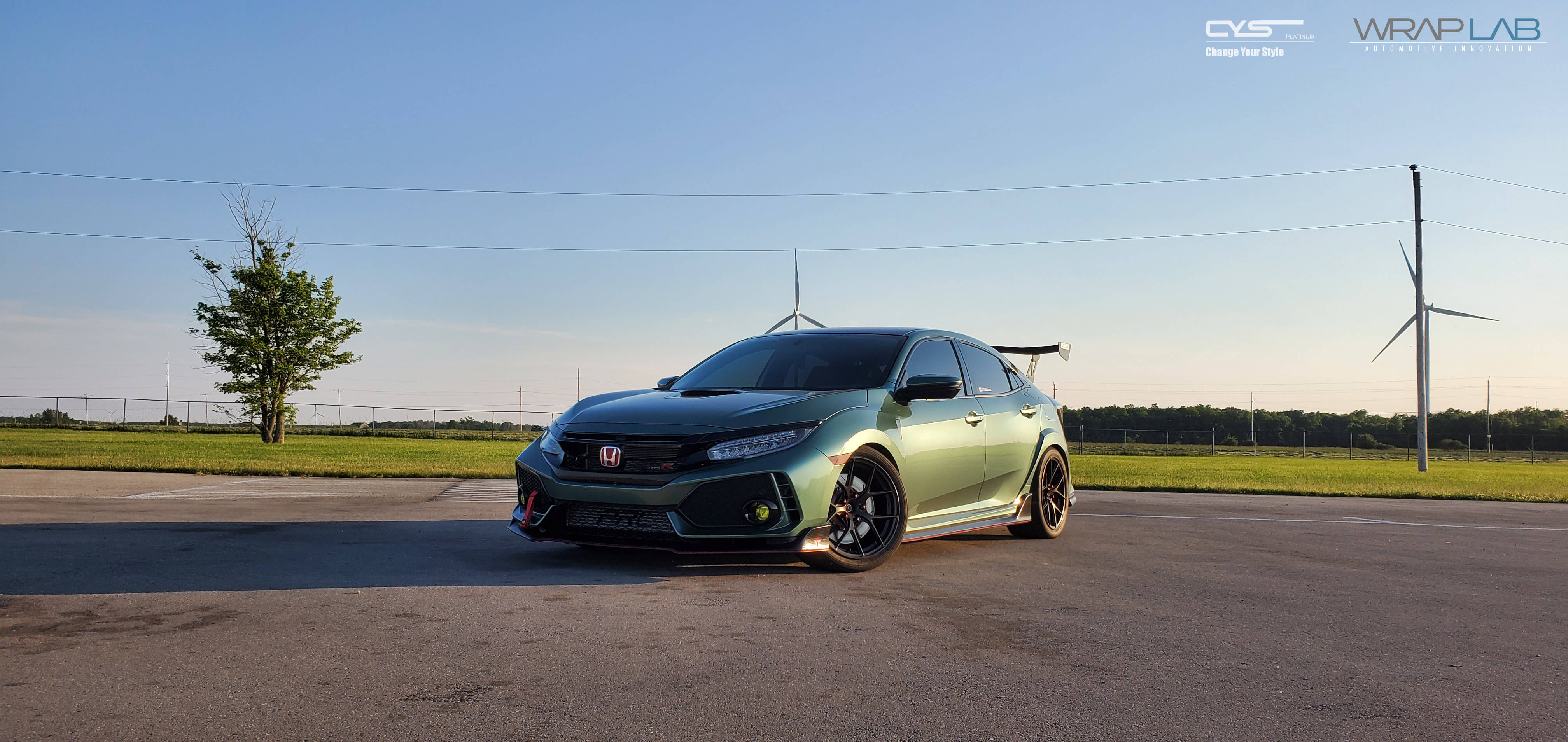 本田civic type r,本田civictyper 本田civic type r x-m67白金金属冷杉绿