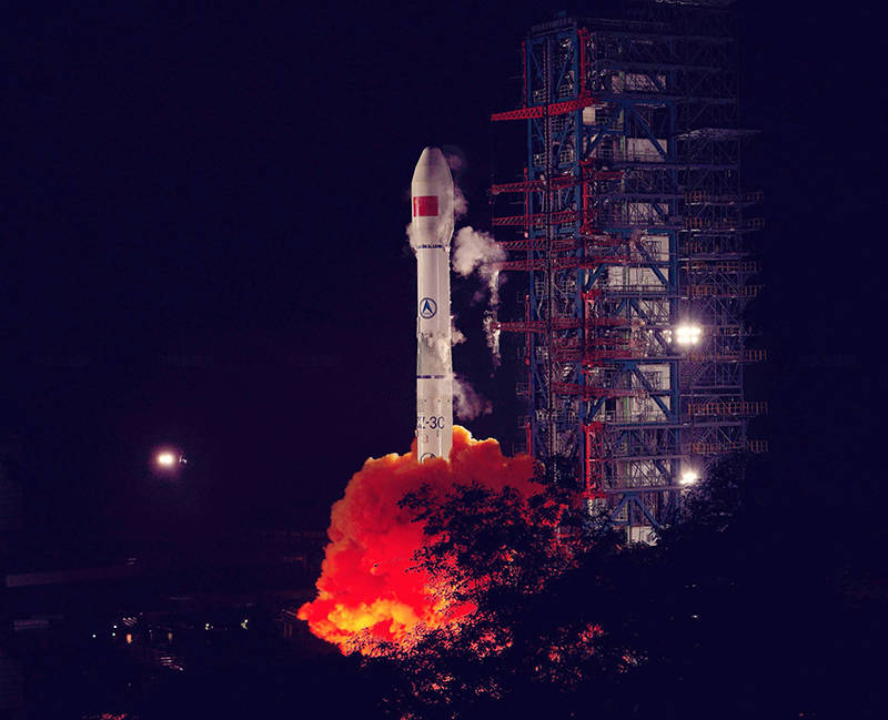 中国天链一号05星发射成功_卫星