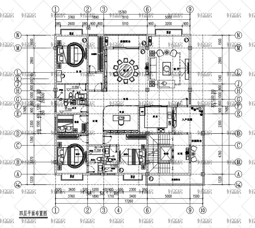 房屋建筑设计图_大宅