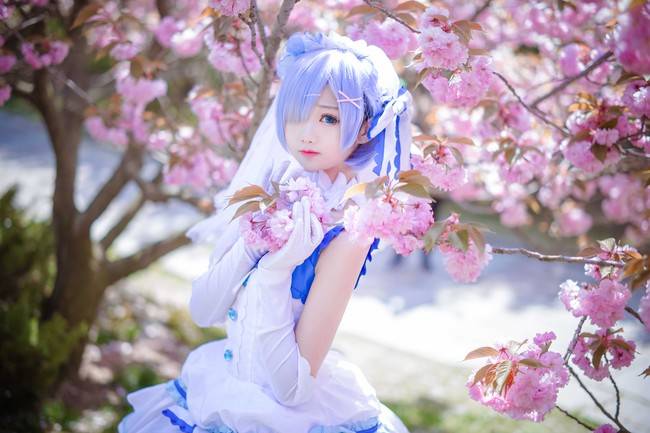 蕾姆水晶礼服cosplay分享