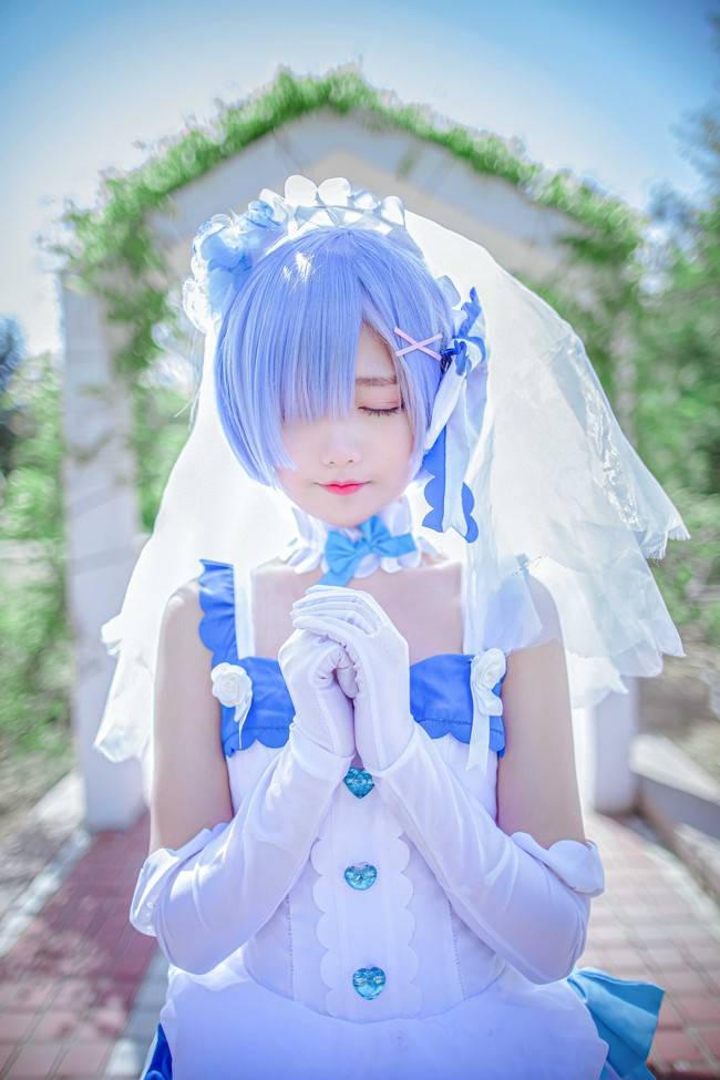 蕾姆水晶礼服cosplay分享