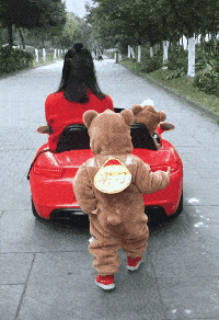 搞笑gif趣图,妹子,你们都在实习,要注意安全咯!