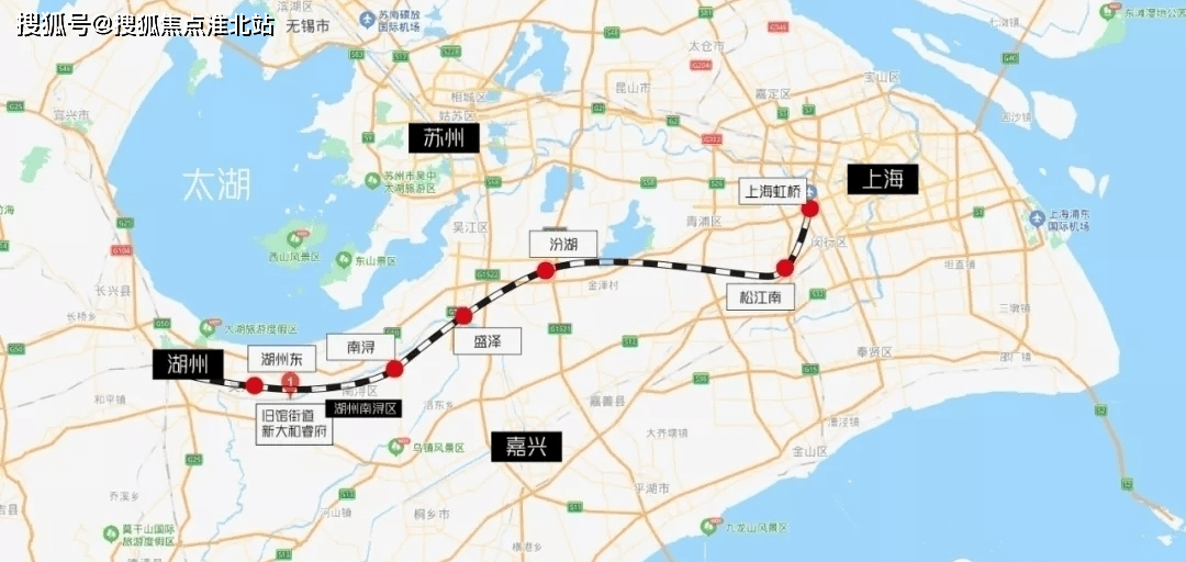 沪苏湖铁路走向图