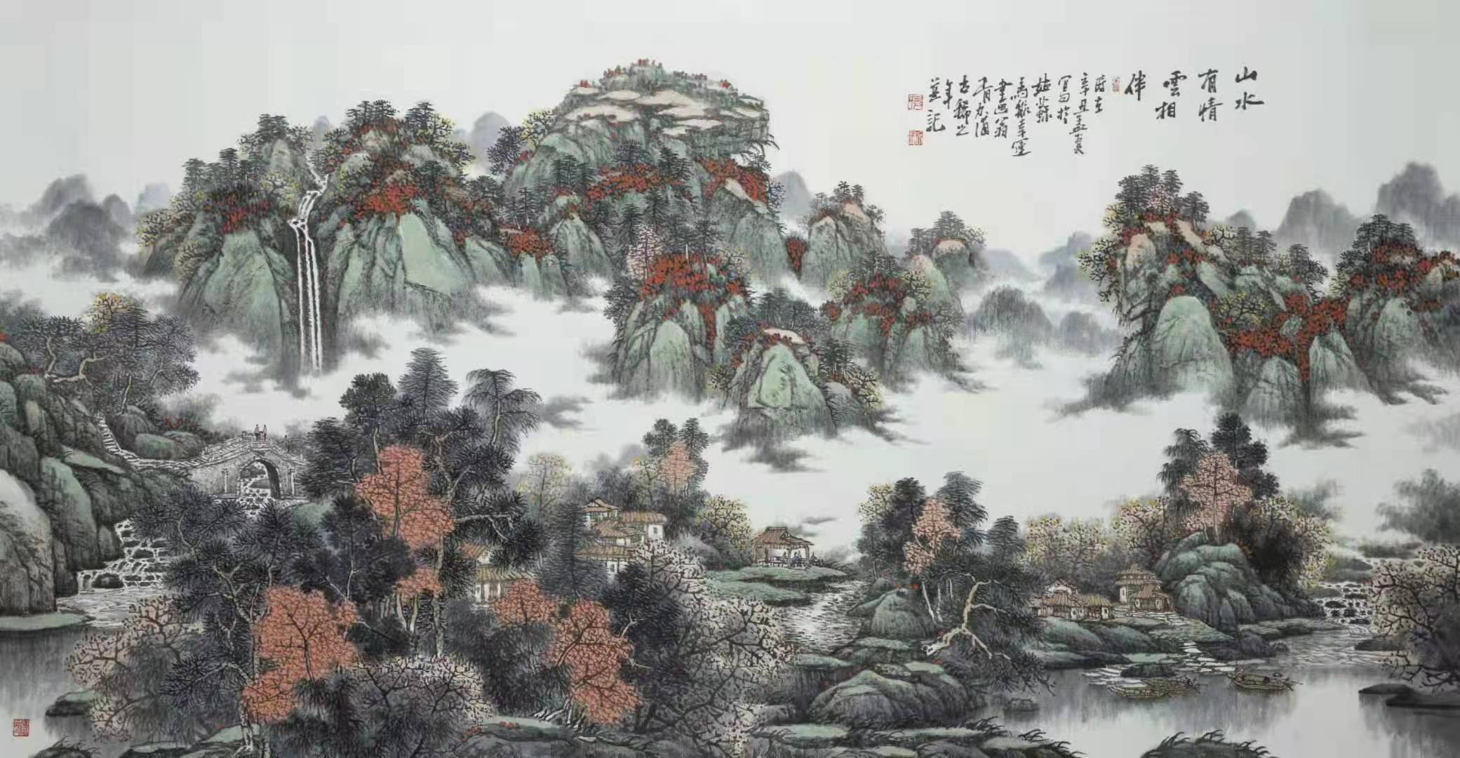 欢庆建国72周年 当代著名书画大师胥力浦 作品鉴赏