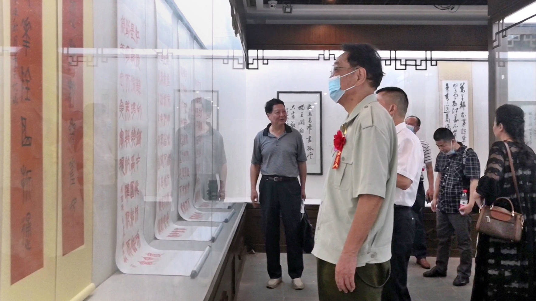 原创安庆志明公益捐资助学书画展览在赵朴初故居陈列馆隆重开幕