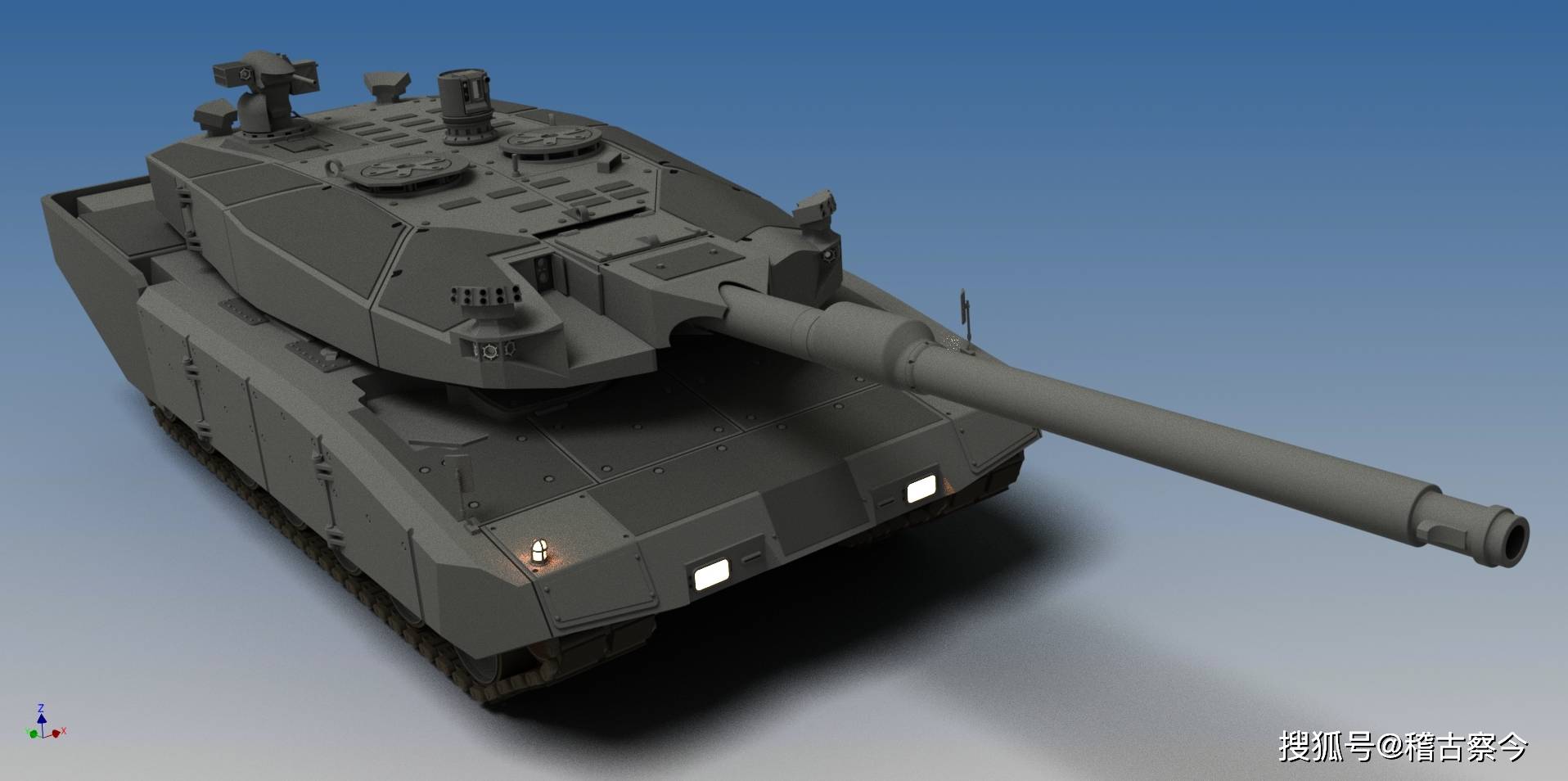 莱茵金属mbt130毫米坦克炮争锋俄罗斯阿玛塔之战坦克世界最强坦克炮