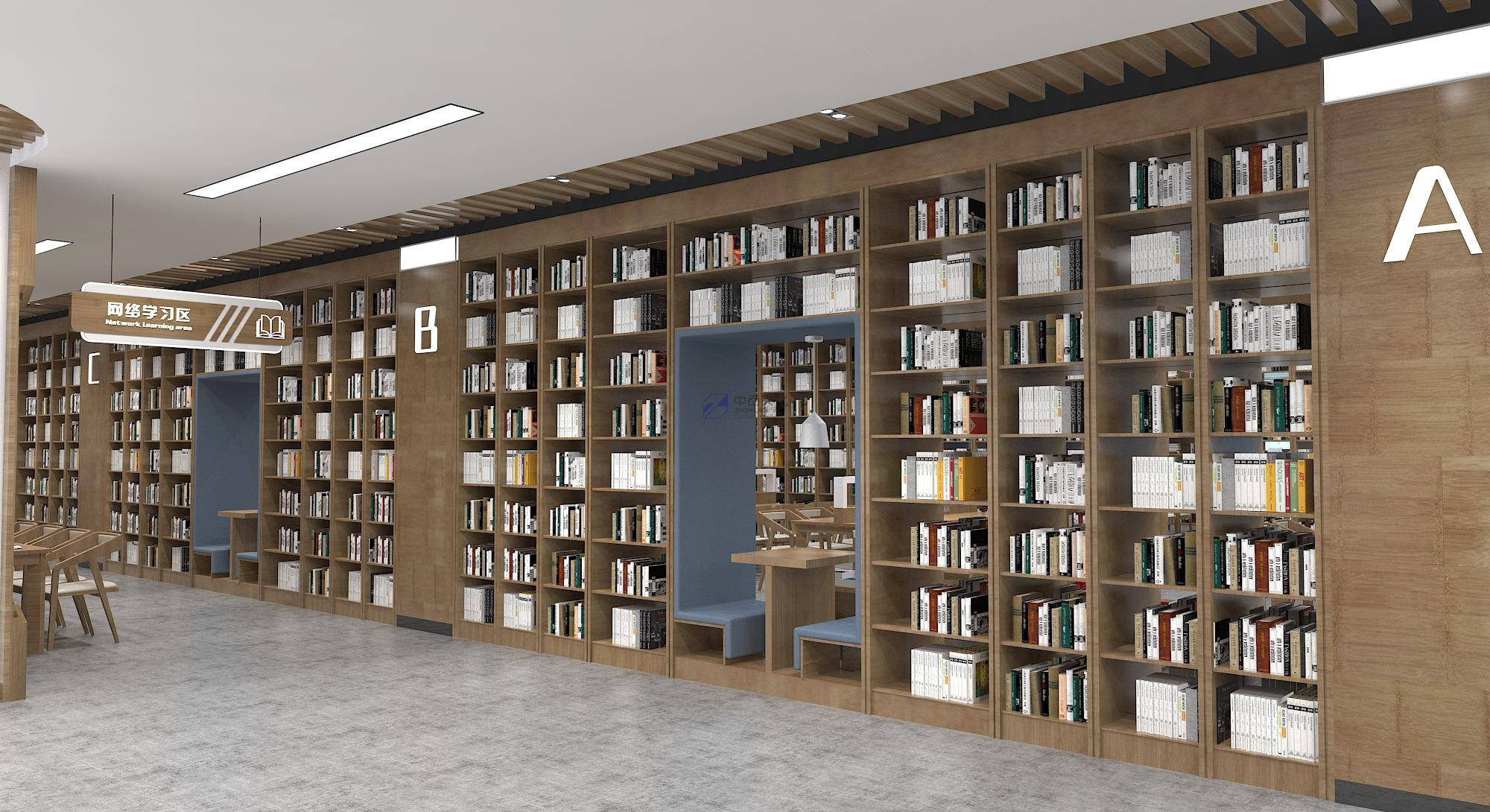 图书馆,图书馆设计,学校图书馆,空间设计,展厅设计