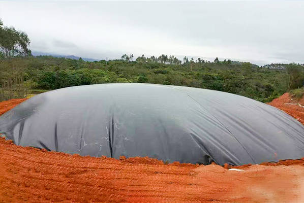 养猪场黑膜沼气池(2 沼气发酵原理:微生物代谢的过程称为发酵,是指在