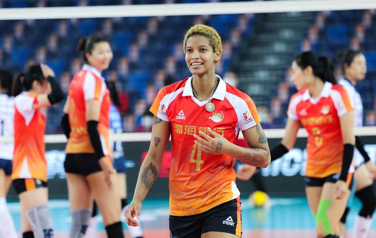 Tianjin women's volleyball team 30 Fujian won eight consecutive