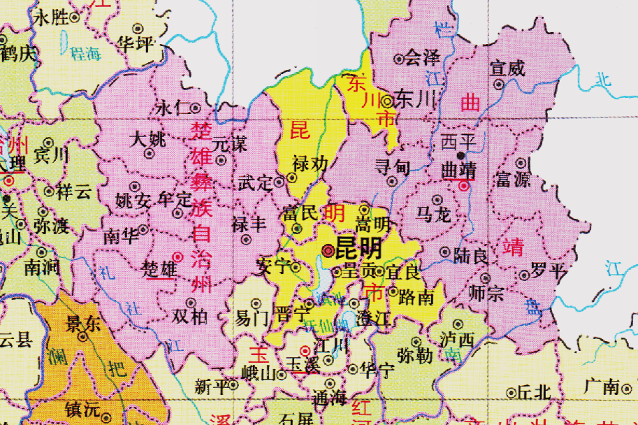 云南省的区划变动,8个地级市之一,昆明市为何有14个区县?