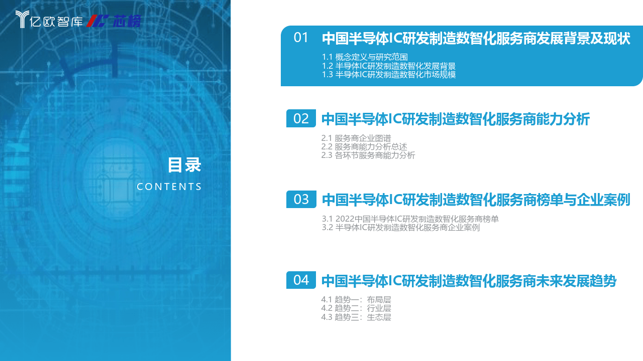 2022中国半导体IC研发造造数智化办事商研究陈述（附下载）