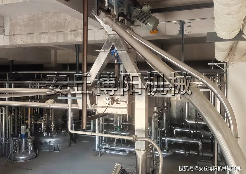 片碱管链输送机生产厂家 山东管链式输送机带防爆装置