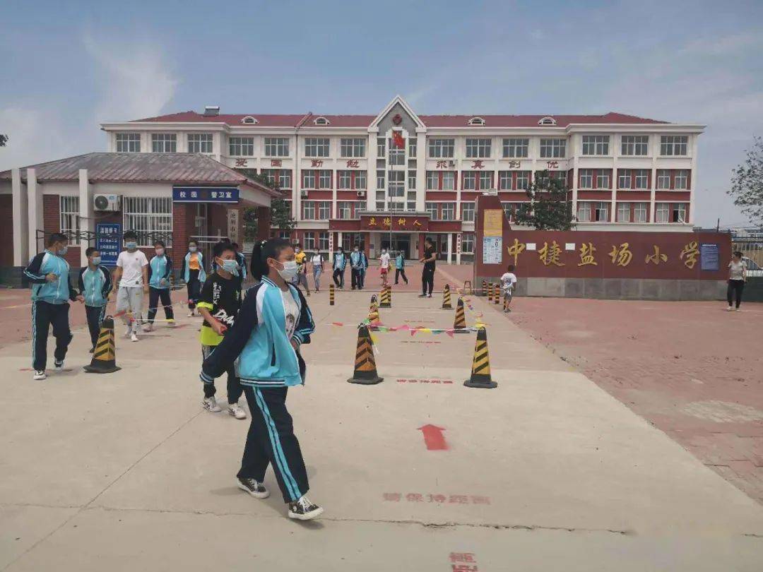 学子回归校园 希冀美好未来 | 盐场小学了六年级学生复课