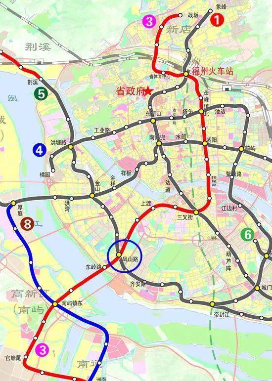 通往闽侯南屿的或是地铁9号线…_福州市