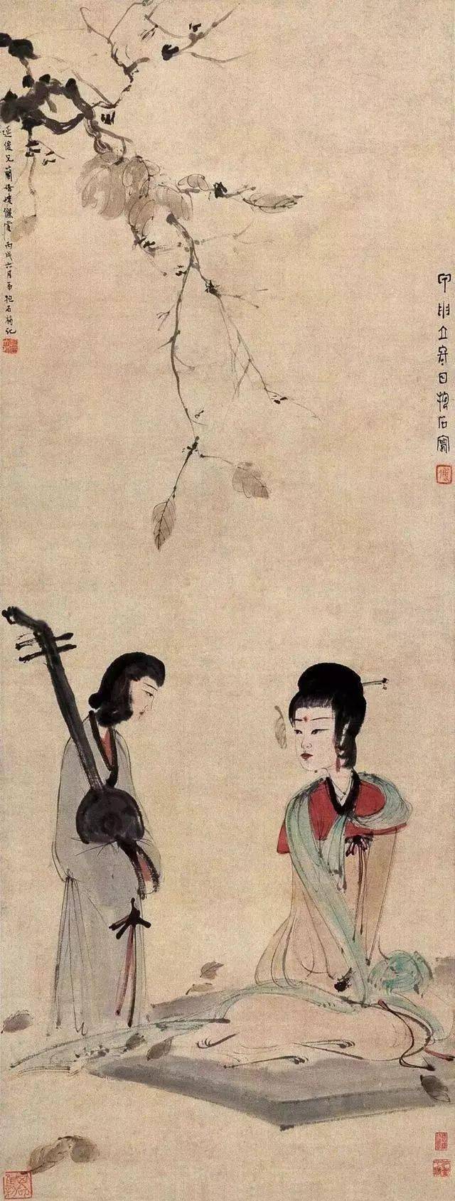 傅抱石:中国画要画的不是形,而是神!_人物画