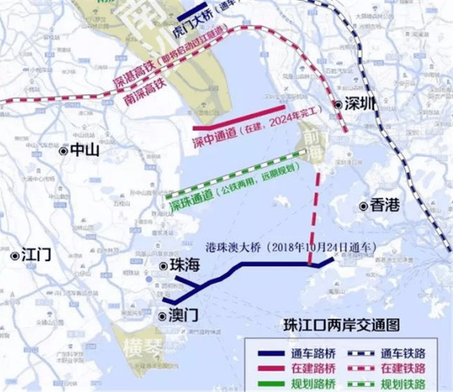 深中通道开通后,深圳与中山的距离缩短到20多公里, 时程从2个多小时