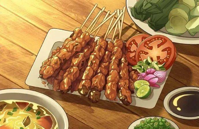 鉴赏二次元的食物绘画动漫会出现的场景