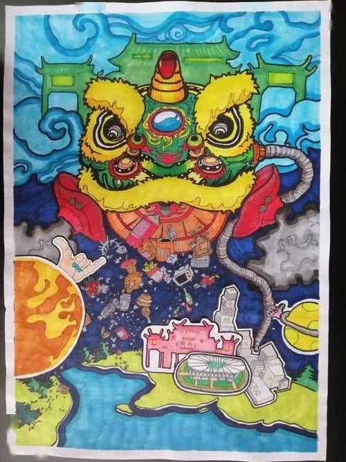 有你家娃吗佛山市中小学生我的绿色家园绘画活动获奖名单出炉