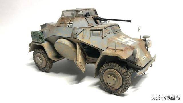 kfz222装甲侦察车(全内构)| 模型作品