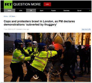 活动|伦敦多名警察遇袭，约翰逊怒批：抗议已被“暴行”颠覆，将追究责任