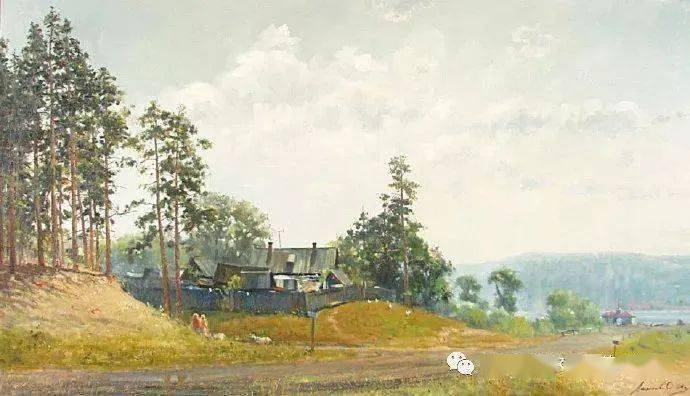 俄罗斯画家奥列格列昂诺夫风景油画作品赏析