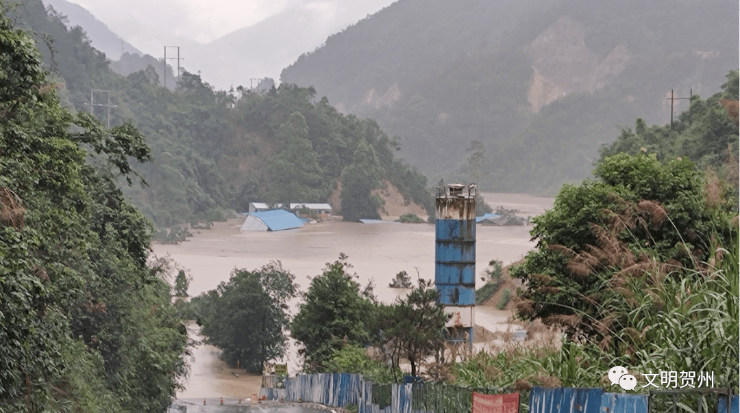 贺州暴雨持续不断,他们纷纷奔赴抢险救援一线