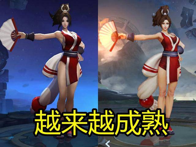 王者荣耀:英雄旧代建模,不知火舞越来越成熟,旧版鲁班超欠扁!