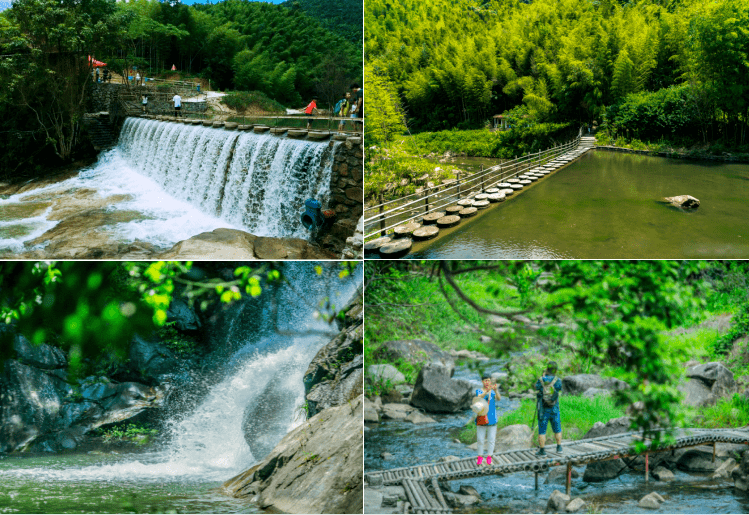 9抢1大1小从化千泷沟瀑布风景区套票,竹林,奇石和飞瀑,洗肺,亲水的好