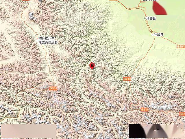 新疆喀什地区叶城县发生3.6级地震