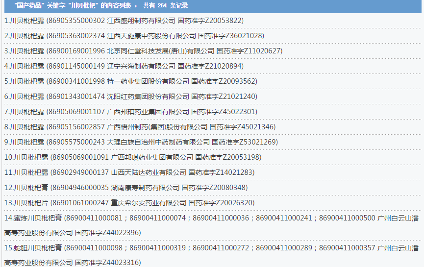 注意了!川贝枇杷制剂修订说明书,所含成份过敏者禁用