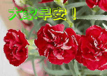 7张最新群发早上好鲜花带字问候动态表情图片 ,温馨早上好图片表情