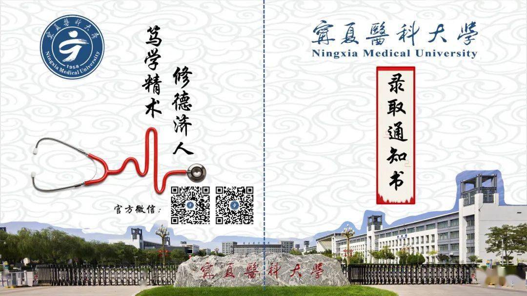 宁夏医科大学新生录取通知书设计大赛网络投票 | 选出