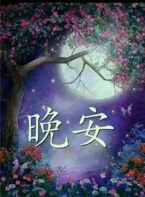 夜晚来,问候到,愿你抛开烦恼乐逍遥,祝你好梦,晚安