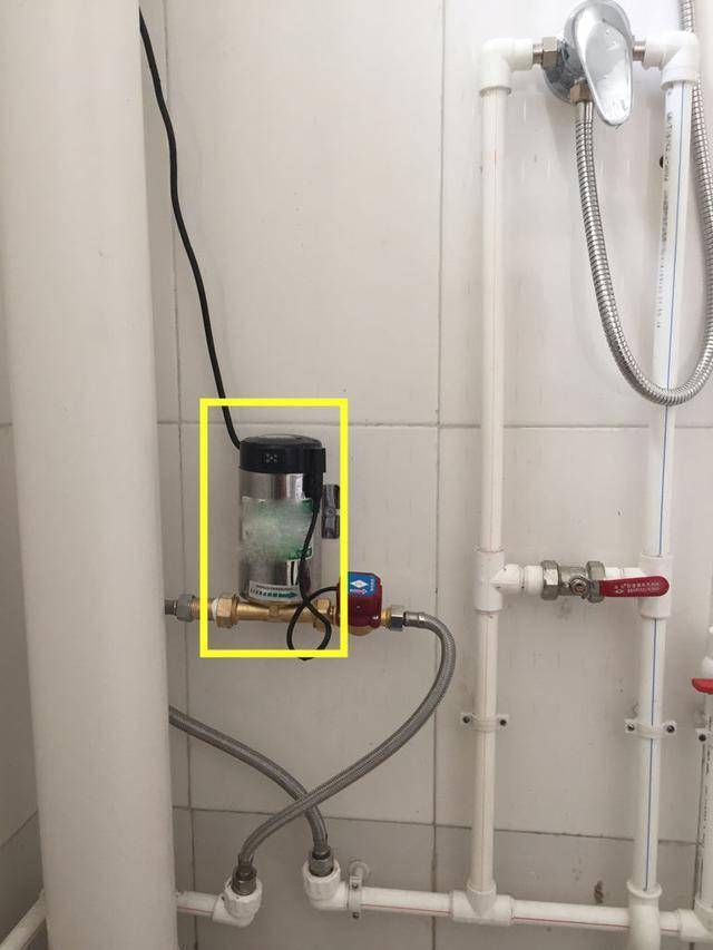 所以不方便更换,建议可以在家里安装一个热水增压泵,这样一来就能增大