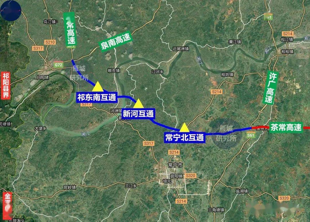常祁高速是我省"七纵九横"高速公路网规划中华容至常宁高速公路的南