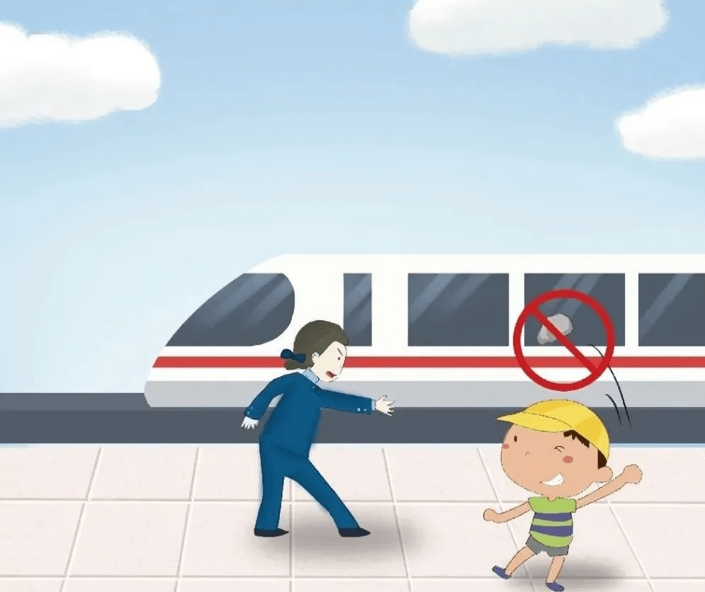 《铁路安全管理条例》第七十七条规定:禁止实施下列危害铁路安全的