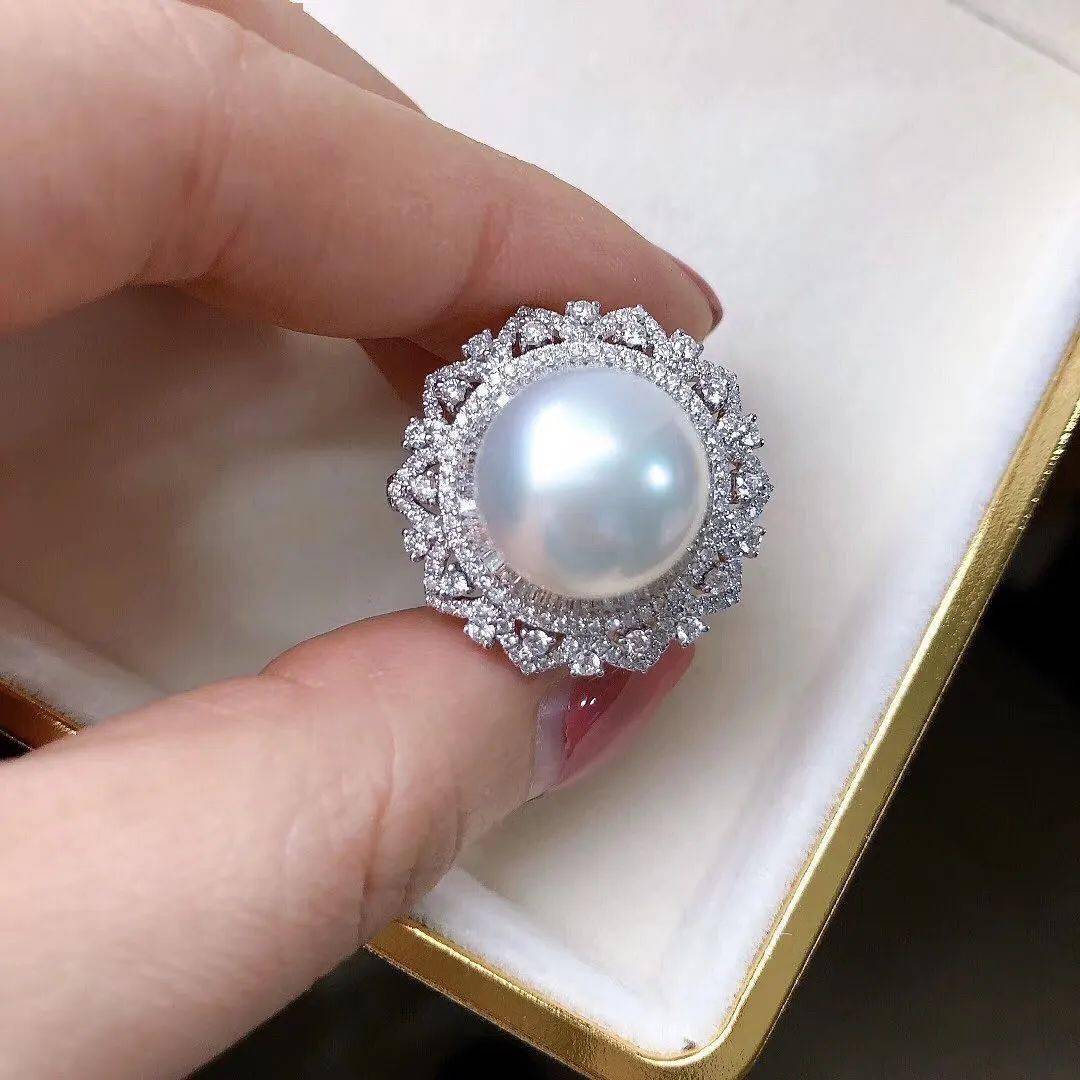 高级珍珠戒指款式图集