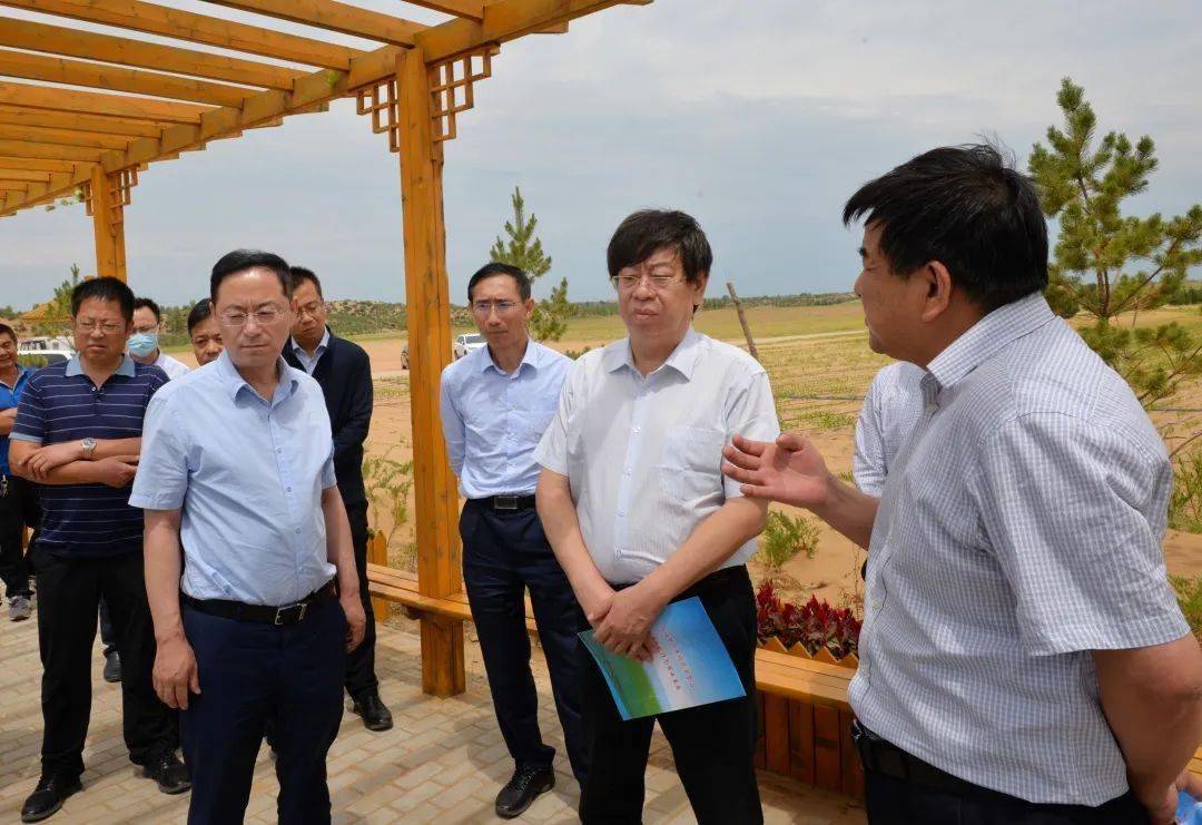 省自然资源厅厅长薛建兴来榆调研指导工作