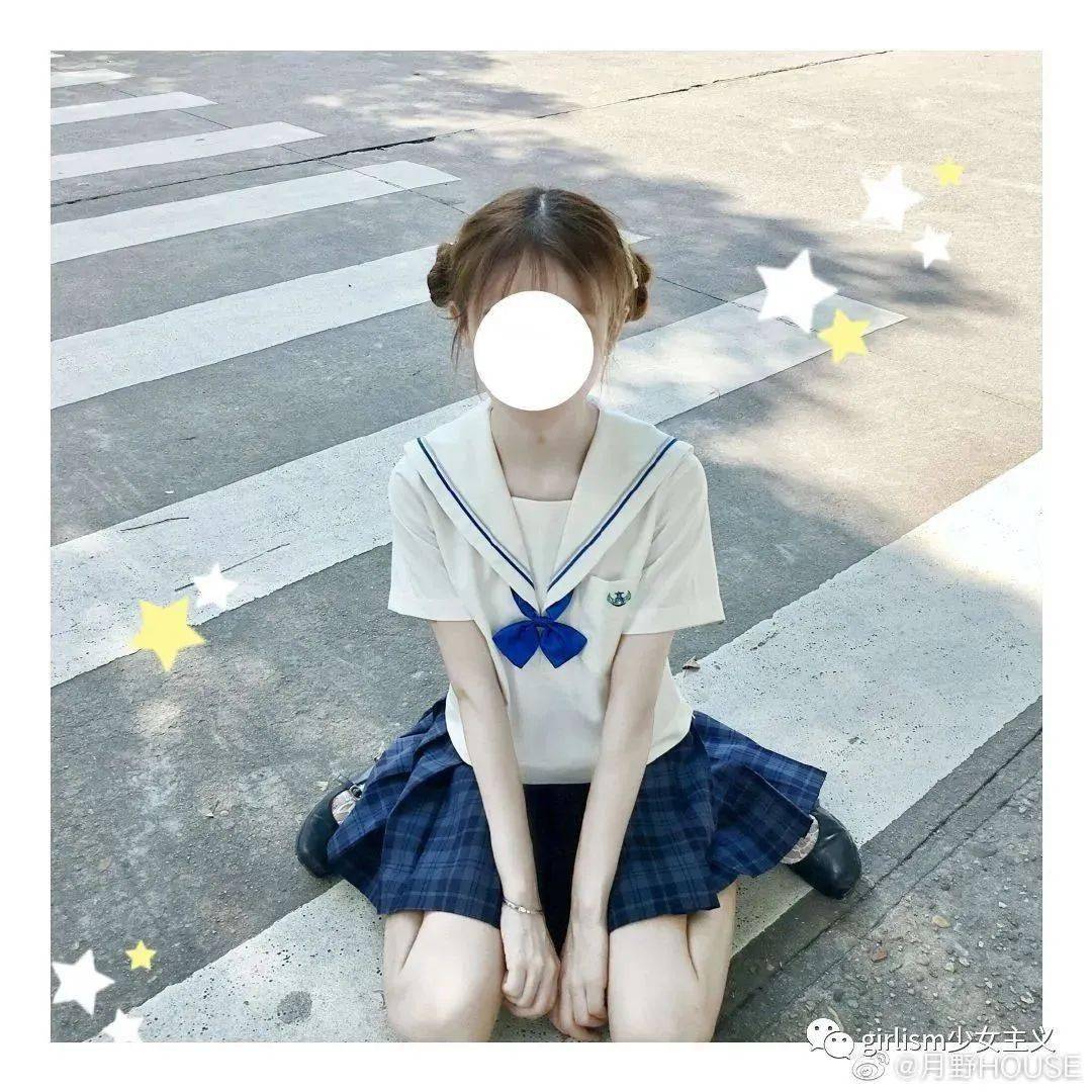 水色系jk制服,清爽减龄的夏日必备!